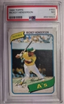 1980 Topps #482 Rickey Henderson PSA 7 (NM)