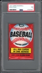 1974 Topps Baseball Unopened Wax Pack PSA 7