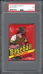 1978 Topps Baseball Unopened Wax Pack PSA 7