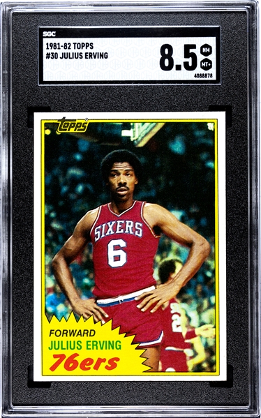 1981-82 Topps #30 Julius Erving SGC 8.5