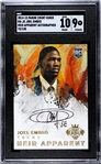 2014 Panini Court Kings #HA-JE Joel Embiid Heir Apparent Autograph SGC 9 w/ 10 Auto #'d 73/130