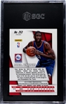 2014-15 Panini Prizm 253 Joel Embiid Yellow Red Mosaic Prizm_ SGC 10