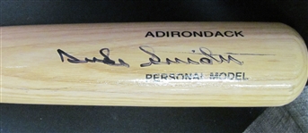 Duke Snider Signed Adirondak Baseball Bat JSA Certified