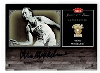 2005 Fleer Greats of the Game Autograph Vern Mikkelsen #GG-VM