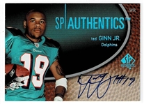 2007 SP Authentics Autograph Ted Ginn, Jr. #SPAA-TG