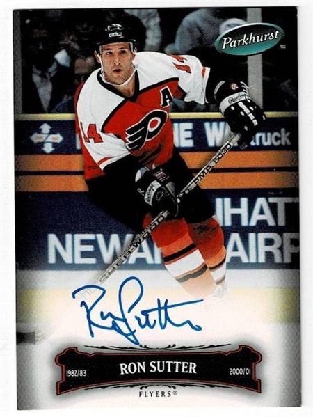 2006-07 Parkhurst Ron Sutter Certified Autograph #120