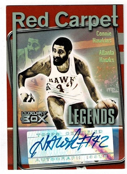 2005 Luxury Box Red Carpet Legends Connie Hawkins 25/30 #RCL-CH