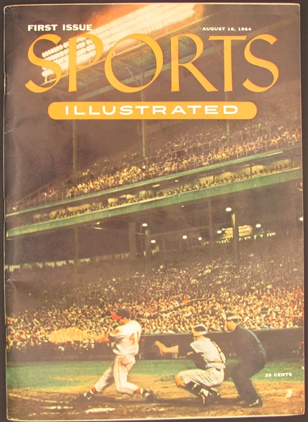 Sports Illustrated Inaugural Issue August 16, 1954 Newsstand (Cards Included)