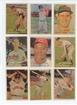 1957 Topps lot of 39 cards including HOF Minnie Minoso and 6 mid-series high numbers 287-326 (LOW GRADE)