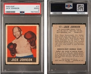 1948 Leaf Jack Johnson PSA 2 Heavyweight Champ