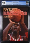 Michael Jordan First Beckett Basketball Price Guide March/April 1990 CGC 9.4