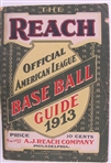 1913 Reachs Official American League Baseball Guide