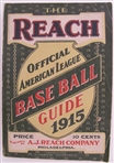 1915 Reachs Official American League Baseball Guide