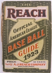 1923 Reachs Official American League Baseball Guide