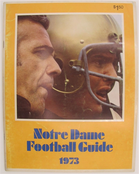 1973 Notre Dame Fighting Irish Football Guide