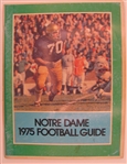 1975 Notre Dame Fighting Irish Football Guide