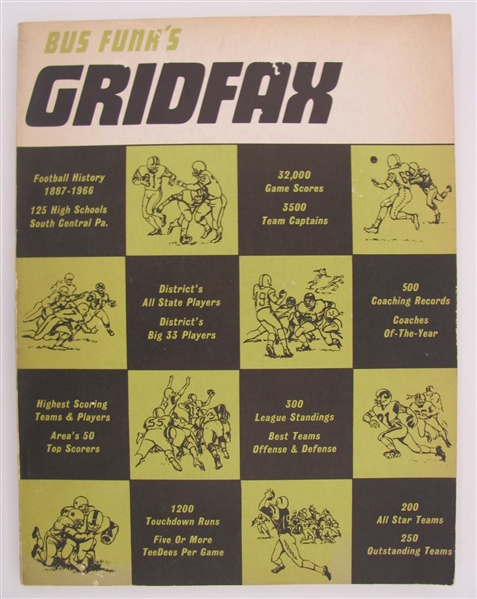 1967 Bus Funks Gridfax Football Magazine