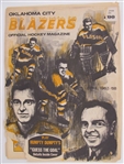 1967-68 Oklahoma City Blazers Official Hockey Magazine CPHL 