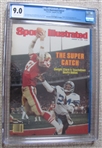 1982 Sports illustrated Newsstand Dwight Clark The Catch CGC 9.0