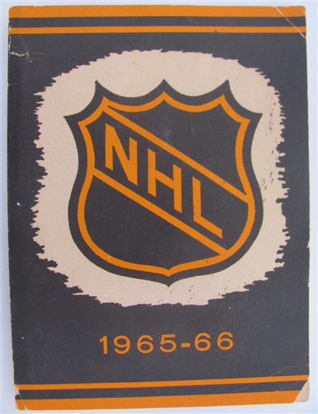 1965-66 NHL Hockey Guide and Record Book