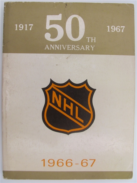 1966-67 NHL Hockey Guide and Record Book