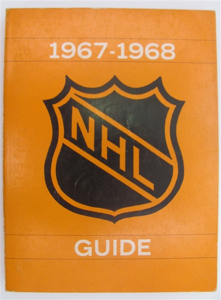 1967-68 NHL Hockey Guide and Record Book