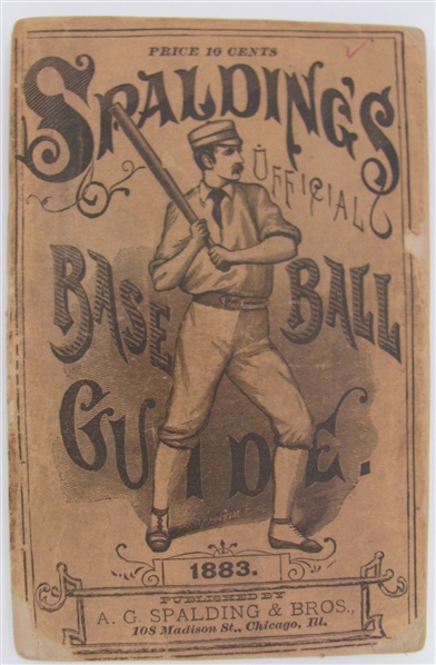 1883 Spaldings Official Baseball Guide