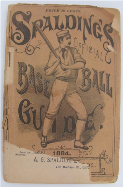 1884 Spaldings Official Baseball Guide