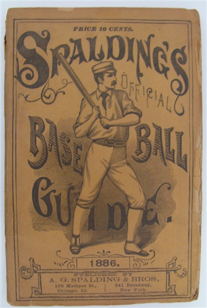 1886 Spaldings Official Baseball Guide