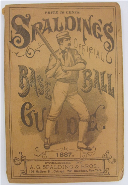 1887 Spaldings Official Baseball Guide