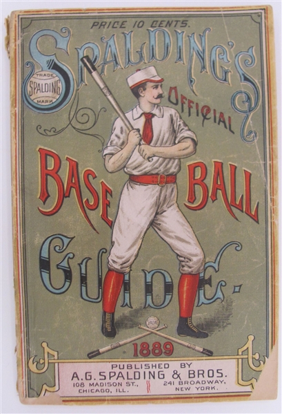 1889 Spaldings Official Baseball Guide