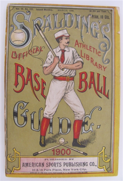 1900 Spaldings Official Baseball Guide