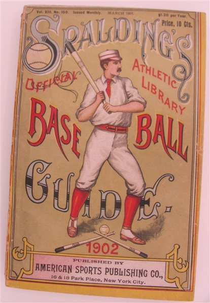 1902 Spaldings Official Baseball Guide