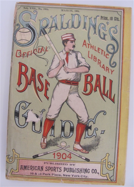 1904 Spaldings Official Baseball Guide