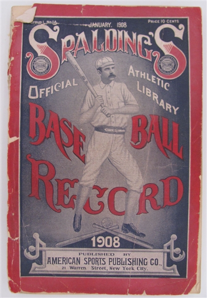 1908 Spaldings Official Baseball Guide