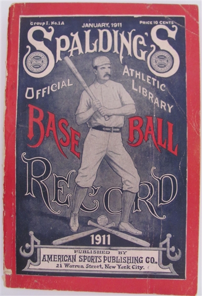 1911 Spaldings Official Baseball Guide