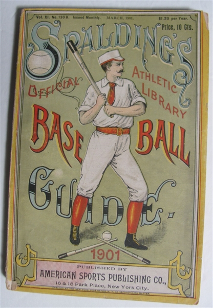 1901 Spaldings Official Baseball Guide