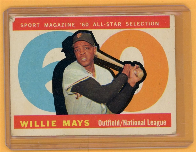 1960 Topps Willie Mays All-Star #564 P-F