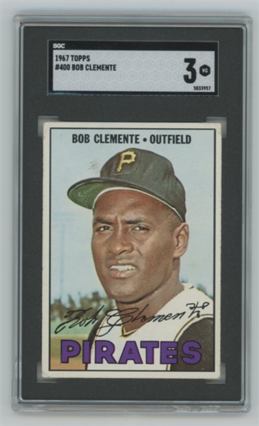 1967 Topps Roberto Clemente #400 SGC 3 VG