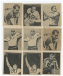 Lot of 17 1948 Bowman Football Cards 