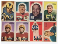 Lot of 25 1955 Bowman Football Cards with 6 HOF