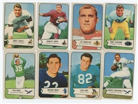 Lot of 28 1954 Bowman Football Cards with 5 HOF