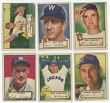 1952 Topps 19-card low grade lot (18 different cards)