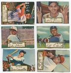 1952 Topps 18-card trimmed lot