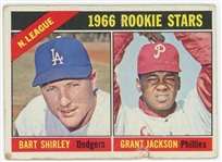 1966 Topps Bart Shirley / Grant Jackson Rookie Stars #591 (LOW GRADE)