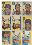 1954 1955 1956 Topps 46-card lot w/ Don Zimmer Rookie (LOW GRADE)