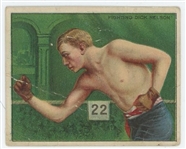 1910 Hassan T218 Boxing Champions Fighting Dick Nelson (LOW GRADE)