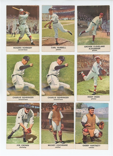 1961 Golden Press Lot of 17 Baseball Cards