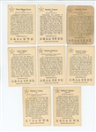 1961 Golden Press Lot of 17 Baseball Cards