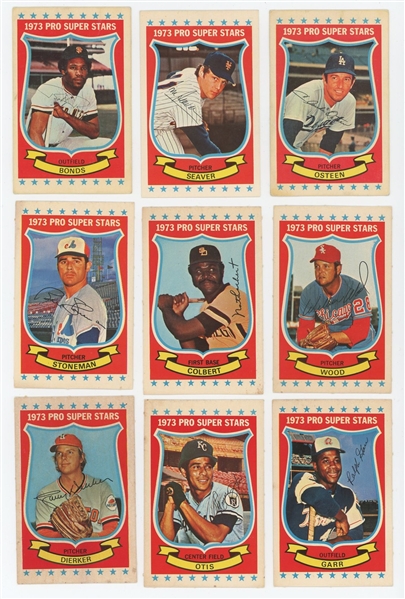 1973 Kelloggs Baseball Lot of 18 Baseball Cards